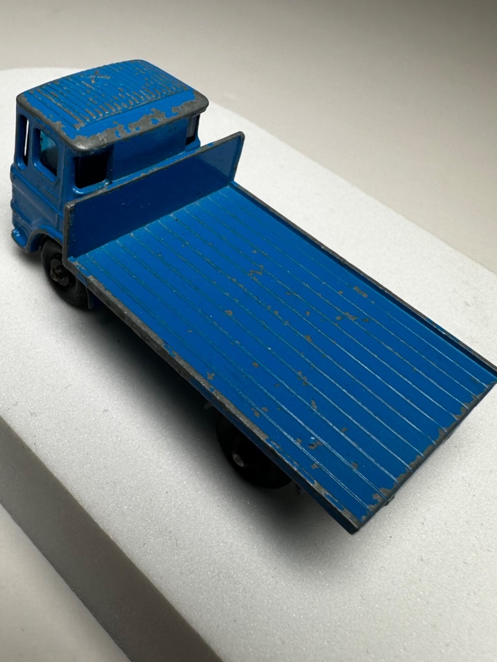 Vintage 1960s Matchbox Lesney No. 60 Site Hut Truck Blue Made in England - Picture 4 of 6